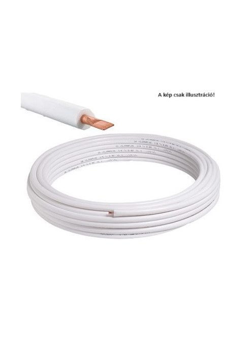 Ebrille 3/8"x1 szigetelt rézcső, klímacső (25m/tekercs)  (10-es) (10x1)