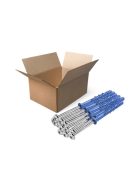 Rawplug, Klímatartó konzolhoz peremes dübel, hatlapfejű peremes csavarral M10X240mm