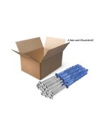 Rawplug, Klímatartó konzolhoz peremes dübel, hatlapfejű peremes csavarral M10X300mm
